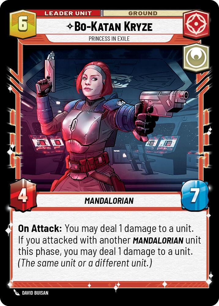 Bo-Katan Kryze - Princess in Exile (Back)