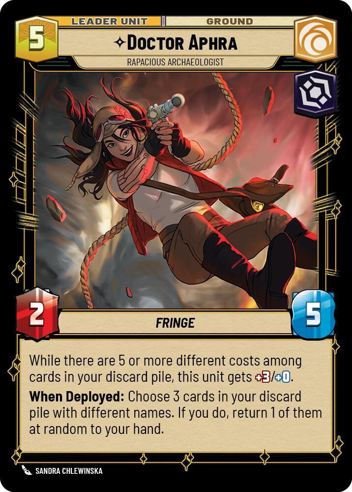 Doctor Aphra - Rapacious Archaeologist (Back)