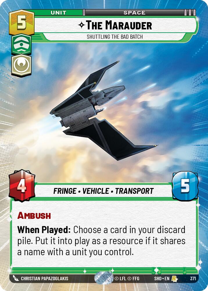 The Marauder - Shuttling the Bad Batch (Hyperspace)