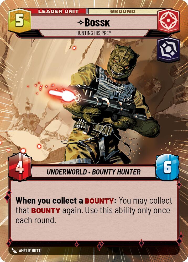 Bossk - Hunting His Prey (Hyperspace) (Back)