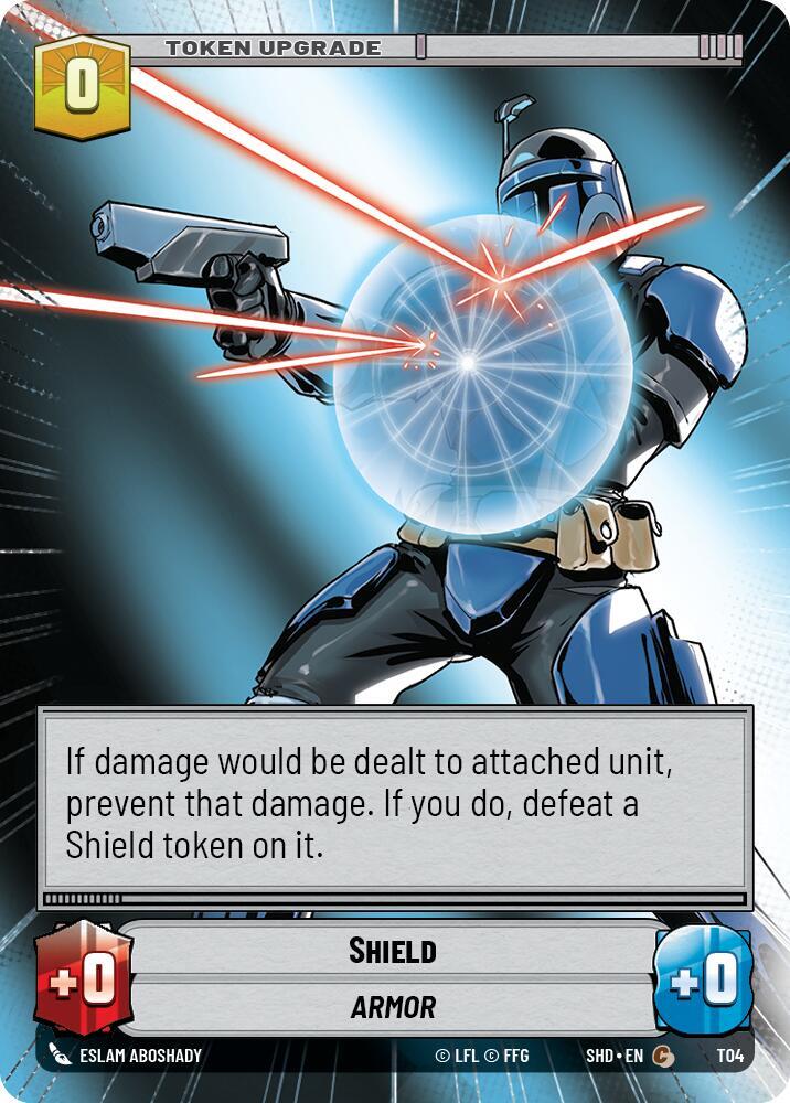 Coronet City // Shield (Hyperspace) (Back)