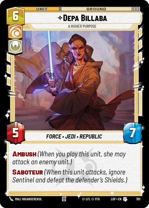 Depa Billaba - A Higher Purpose (Foil)