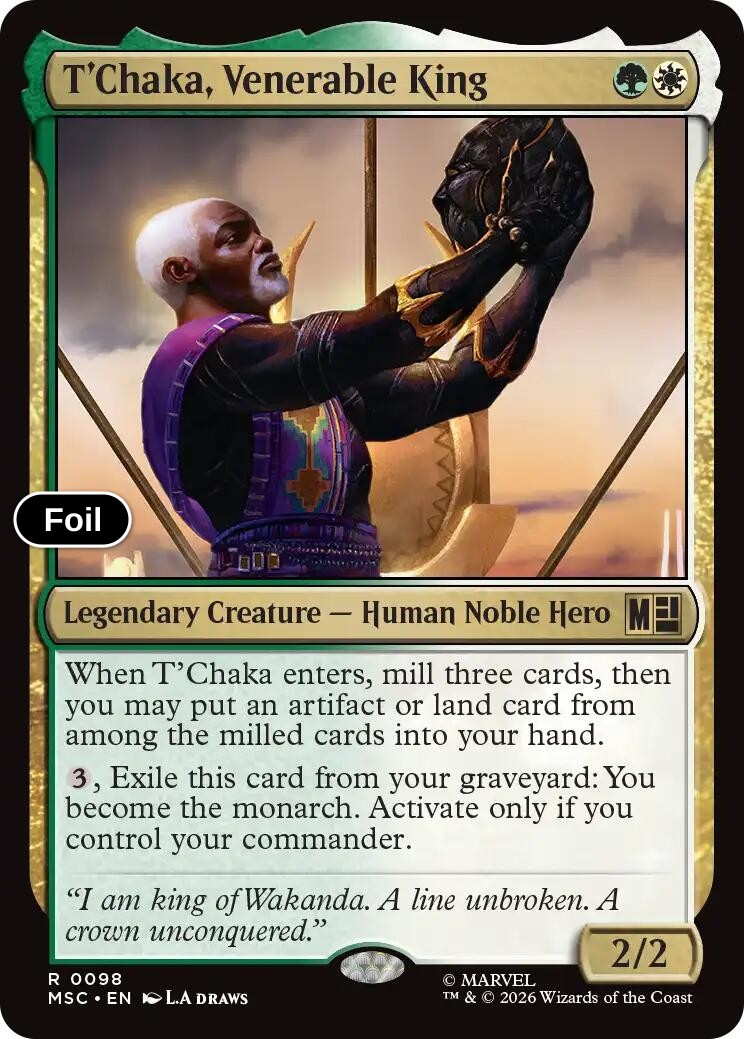 T'Chaka, Venerable King (Surge Foil)