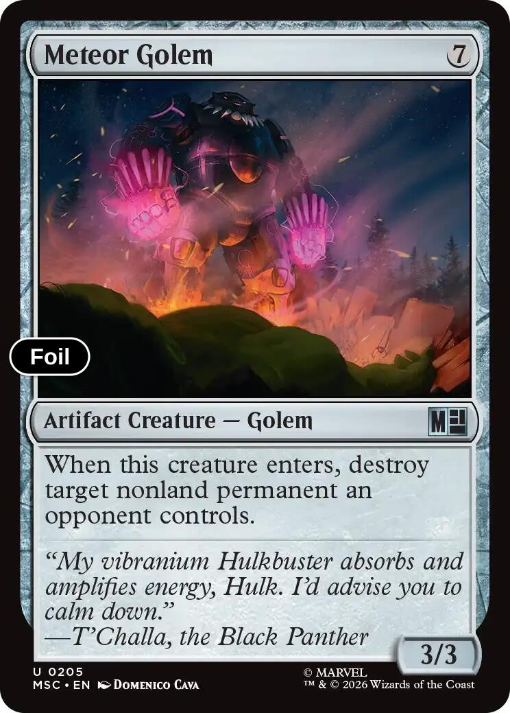 Meteor Golem (Surge Foil)