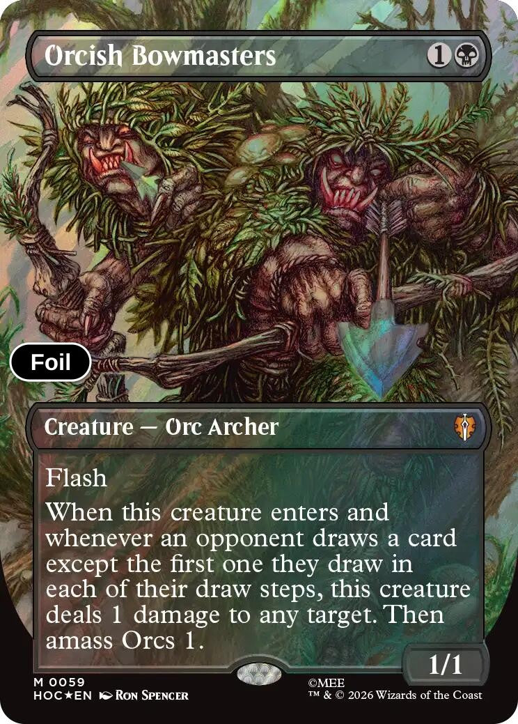 Orcish Bowmasters (Borderless) (Surge Foil)