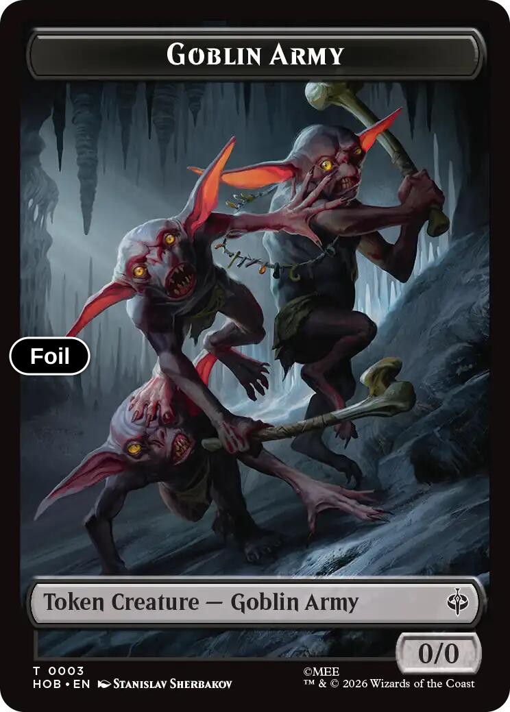Goblin Army (0003) // Wolf Double-Sided Token